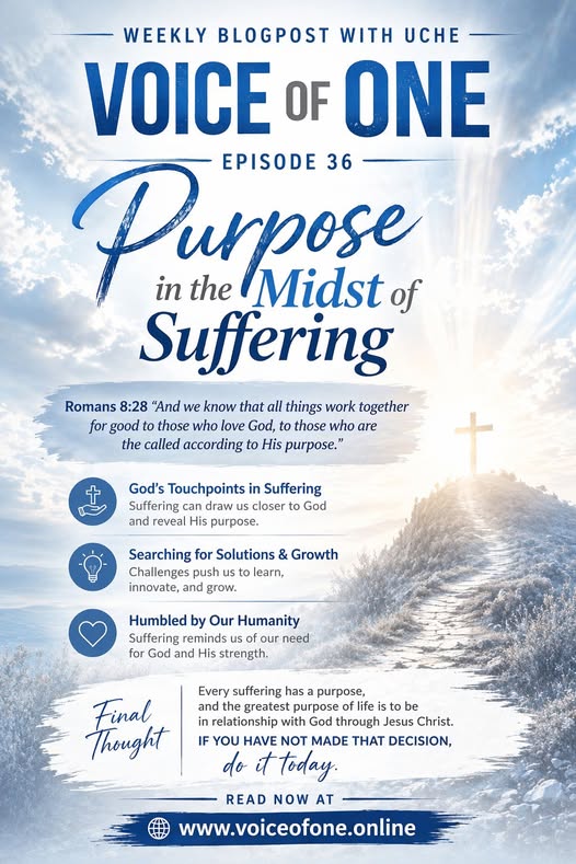 Purpose Is in the Midst of Suffering